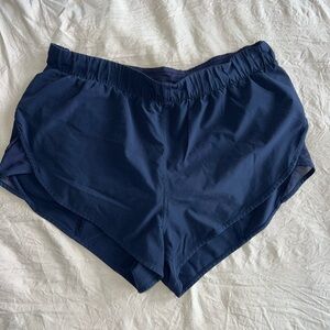 Navy blue lululemon shorts